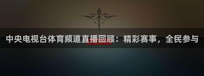 中央电视台体育频道直播回顾：精彩赛事，全民参与