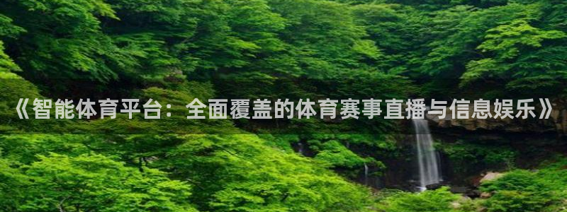 《智能体育平台：全面覆盖的体育赛事直播与信息娱乐》